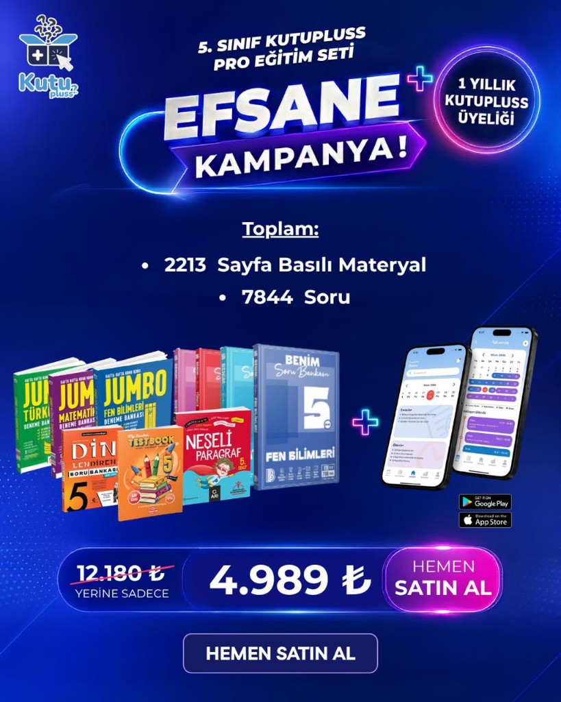 5. Sınıf Kutupluss Pro Eğitim Seti